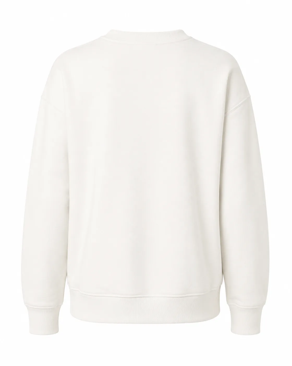 The Kindred Crewneck in White, back
